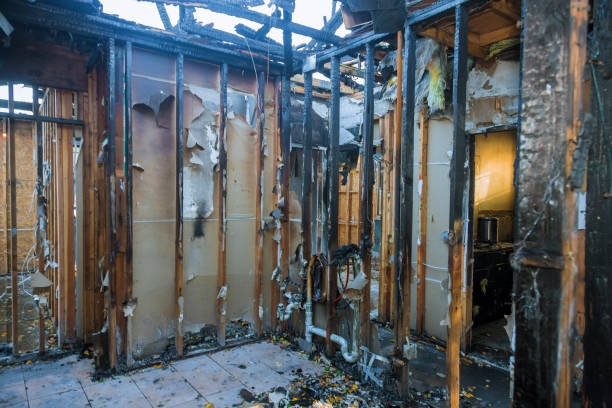 Professional Emergency Fire Cleanup technician working in Millers Creek, NC